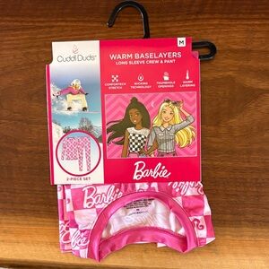 Cuddl Duds Kids Barbie Base-layer Set - NWT, size M (60-73 lbs)